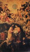 ROELAS, Juan de las Adoration of the Name of Fesus oil painting artist